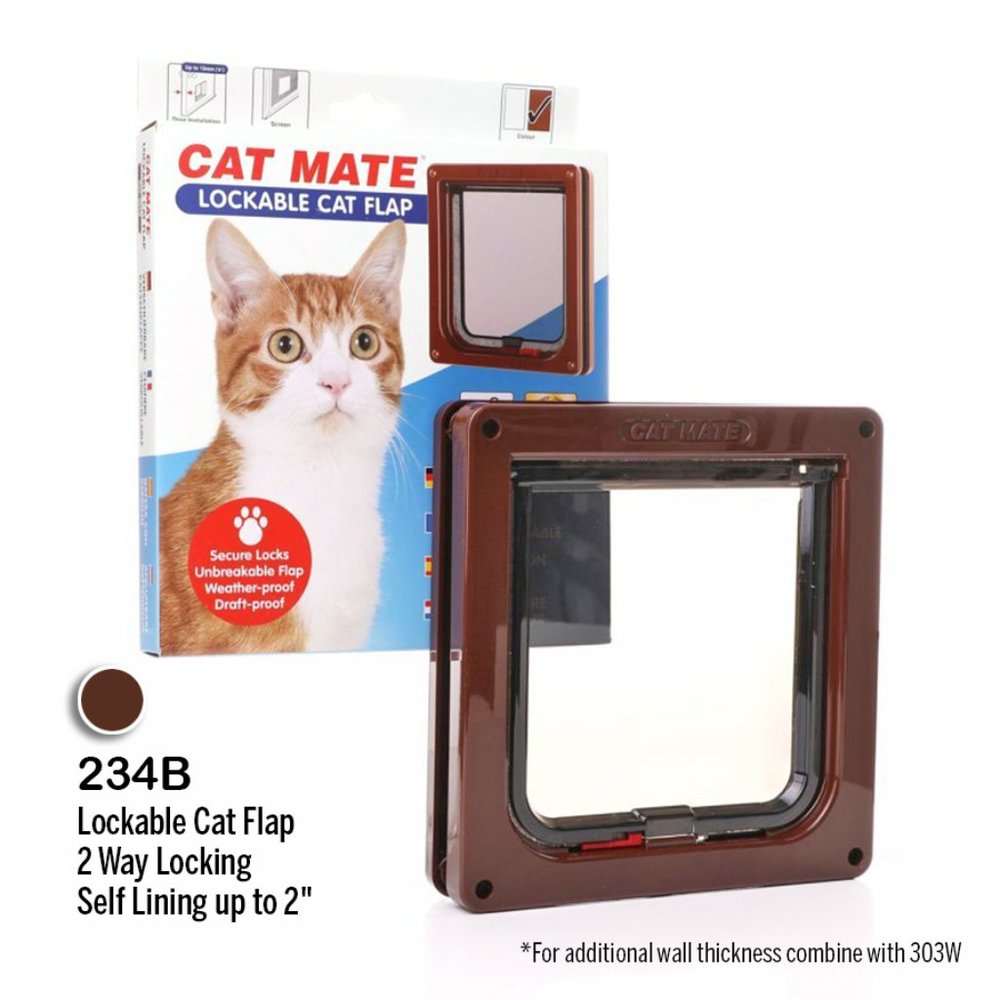 2-WAY Locking Cat Flap with Liner – 234B